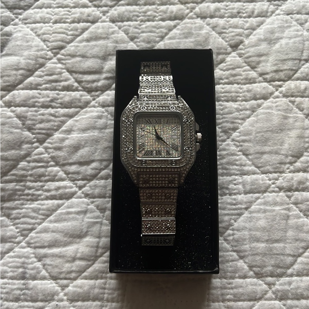 Iced out watch